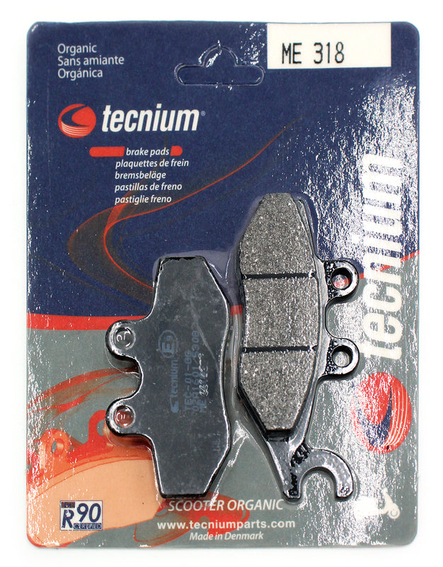 Pastillas de freno Tecnium Scooter orgánicas ME318 TECNIUM ME318