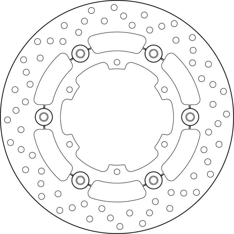 Disco de freno flotante Brembo 78B40833 BREMBO 78B40833