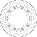 Disco de freno flotante Brembo 78B40837 BREMBO 78B40837