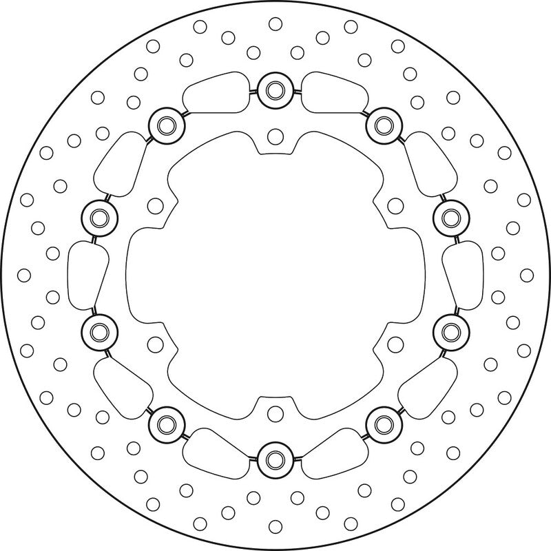 Disco de freno flotante Brembo 78B40843 BREMBO 78B40843