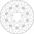 Disco de freno flotante Brembo 78B40847 BREMBO 78B40847