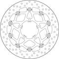 Disco de freno flotante Brembo 78B40869 BREMBO 78B40869