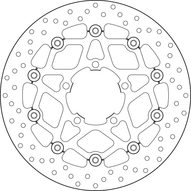 Disco de freno flotante Brembo 78B40869 BREMBO 78B40869