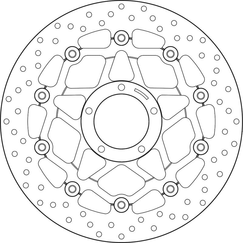 Disco de freno flotante Brembo 78B40878 BREMBO 78B40878