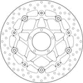 Disco de freno flotante Brembo 78B40886 BREMBO 78B40886