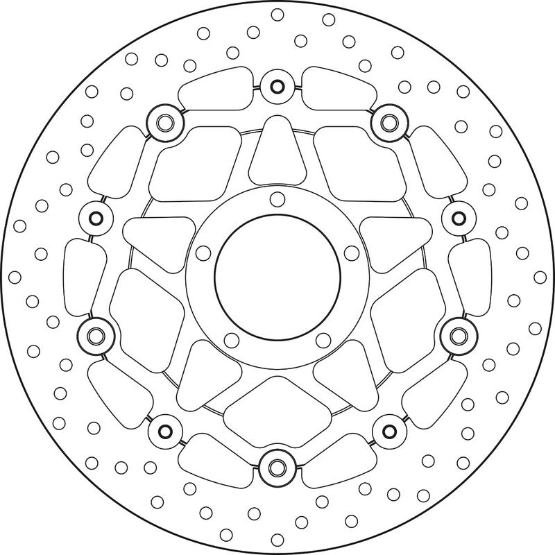Disco de freno flotante Brembo 78B40886 BREMBO 78B40886