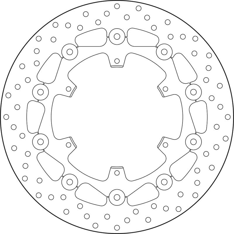 Disco de freno flotante Brembo 78B40887 BREMBO 78B40887