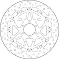 Disco de freno flotante Brembo 78B40888 BREMBO 78B40888