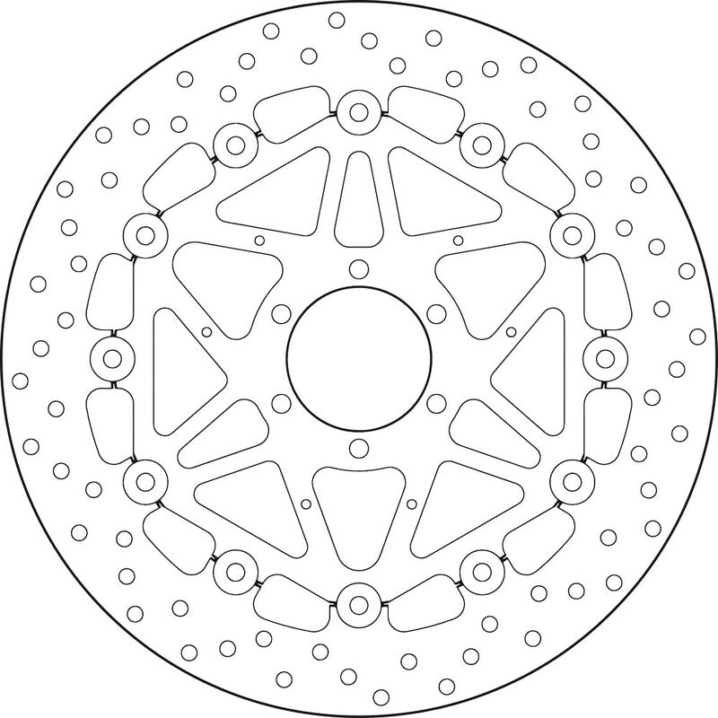 Disco de freno flotante Brembo 78B40888 BREMBO 78B40888
