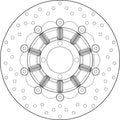 Disco de freno flotante Brembo 78B40892 BREMBO 78B40892