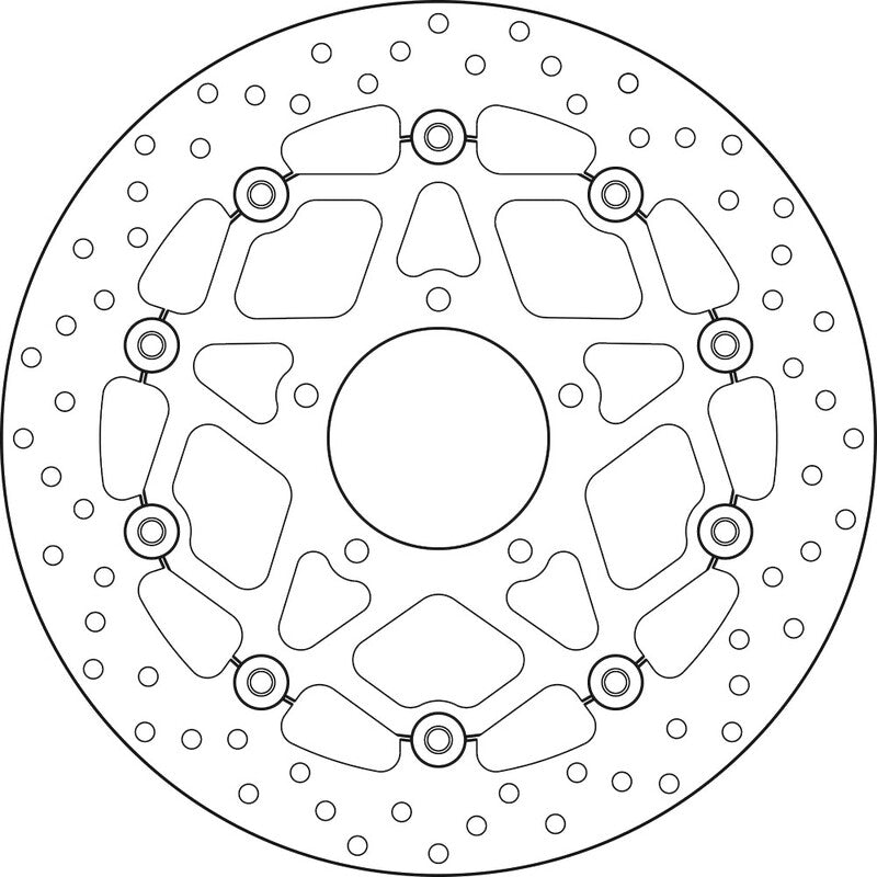 Disco de freno flotante Brembo 78B40893 BREMBO 78B40893