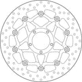 Disco de freno flotante Brembo 78B408A4 BREMBO 78B408A4