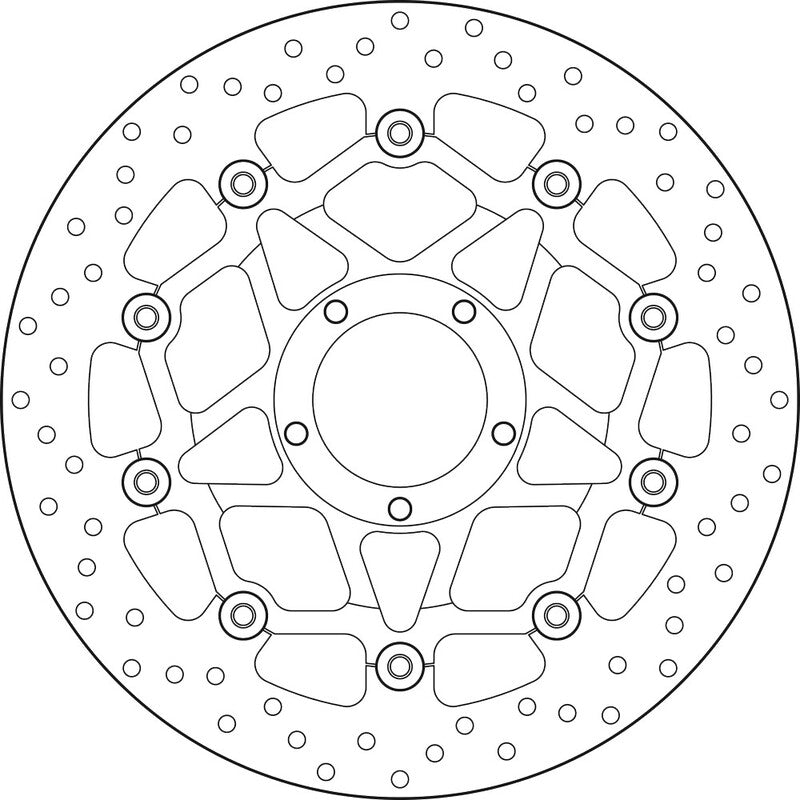 Disco de freno flotante Brembo 78B408A4 BREMBO 78B408A4