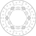 Disco de freno flotante Brembo 78B408A9 BREMBO 78B408A9
