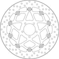 Disco de freno flotante Brembo 78B408B1 BREMBO 78B408B1