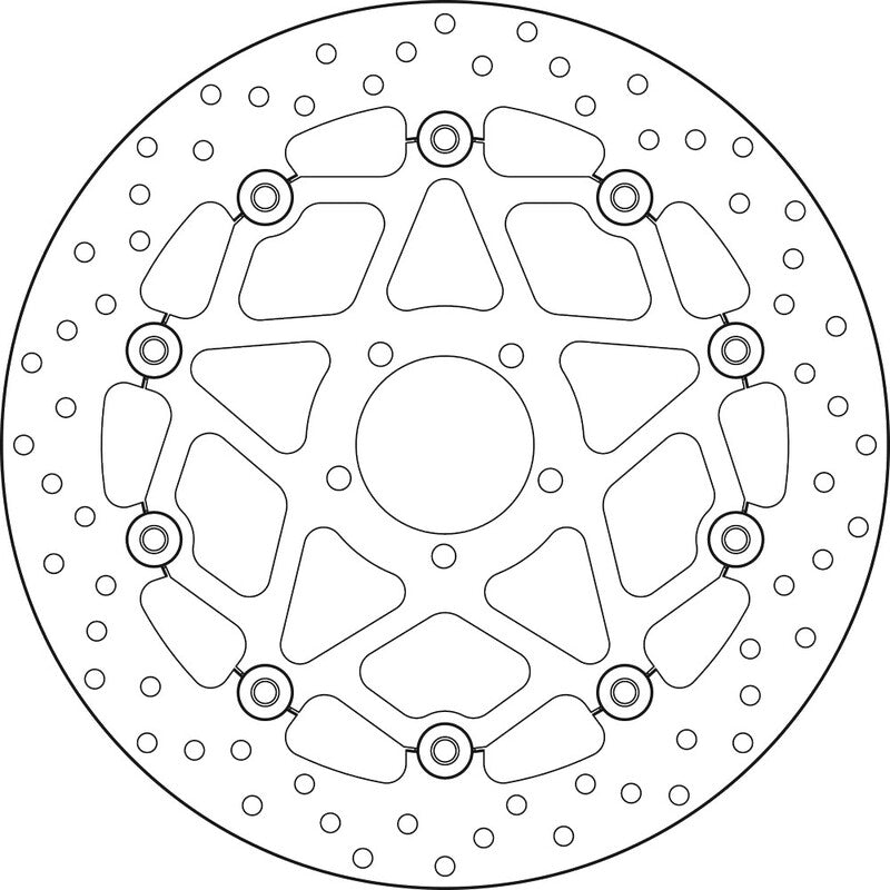 Disco de freno flotante Brembo 78B408B1 BREMBO 78B408B1
