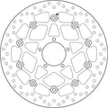 Disco de freno flotante Brembo 78B408B2 BREMBO 78B408B2