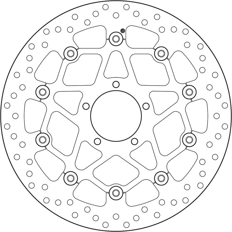 Disco de freno flotante Brembo 78B408B2 BREMBO 78B408B2