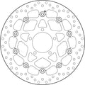 Disco de freno flotante Brembo 78B408B5 BREMBO 78B408B5