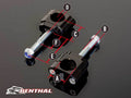 Torretas Renthal para Honda/Kawasaki CL001 RENTHAL CL001