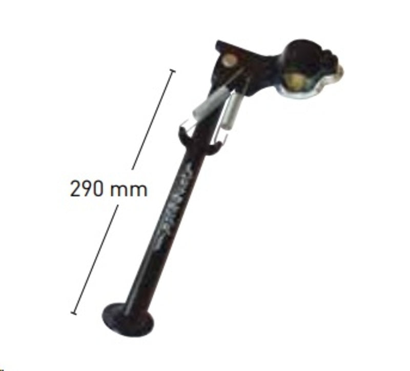 Caballete lateral universal para tubo Ø26-Ø32 – largo 290mm BUZZETTI 4601