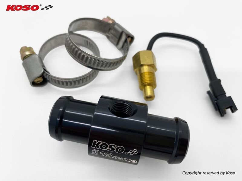 Adaptador para sensor temperatura de agua KOSO Ø18mm  BG018B00 KOSO BG018B00