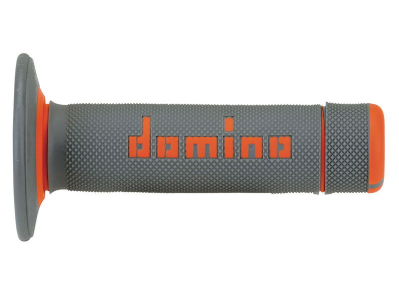 Puños off road DOMINO cross gris/naranja A02041C4552 DOMINO A02041C4552A7-1