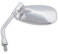 Espejo Custom ovalado Cromo a/lados V PARTS JY-115-
