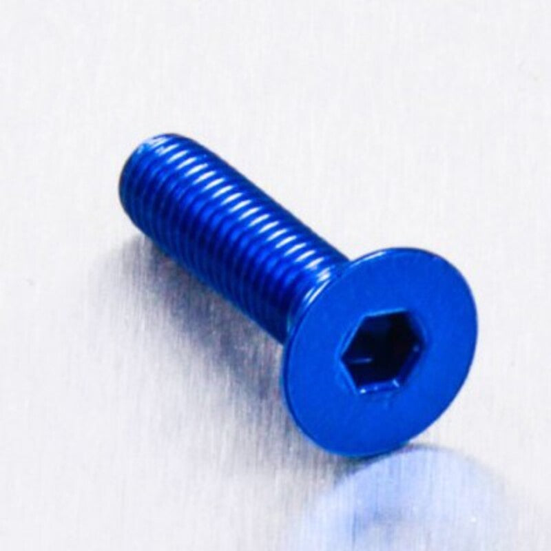 Tornillo de Aluminio Pro-bolt avellanado M5 x (0.8mm) x 20mm azul LCS520B PRO BOLT LCS520B