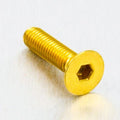 Tornillo de Aluminio Pro-bolt avellanado M5 x (0.8mm) x 20mm oro LCS520G PRO BOLT LCS520G