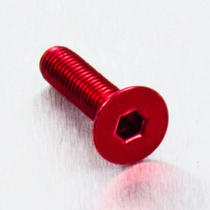 Tornillo de Aluminio Pro-bolt avellanado M5 x (0.8mm) x 20mm rojo LCS520R PRO BOLT LCS520R