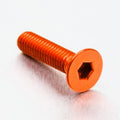 Tornillo de Aluminio Pro-bolt avellanado M6 x (1.00mm) x 25mm naranja LCS625O PRO BOLT LCS625O