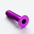 Tornillo de Aluminio Pro-bolt avellanado M6 x (1.00mm) x 25mm violeta LCS625P PRO BOLT LCS625P