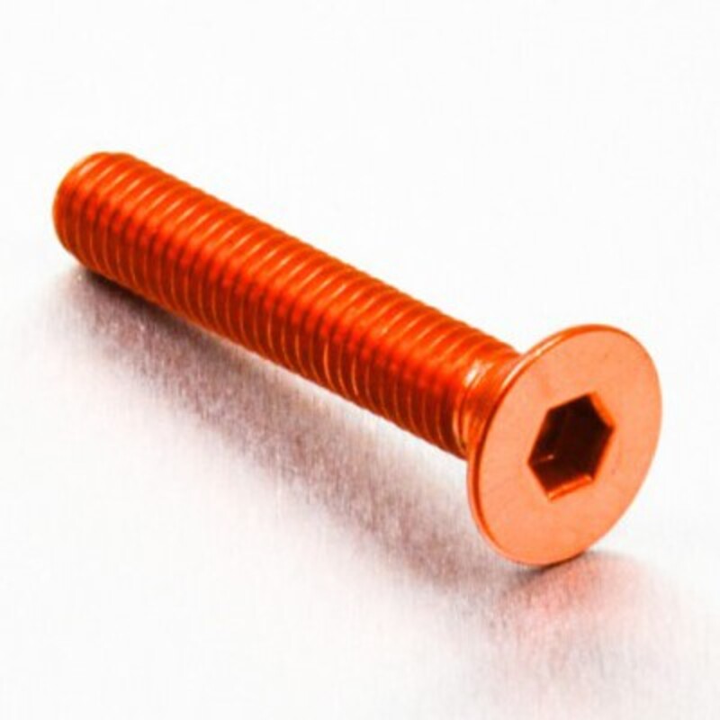 Tornillo de Aluminio Pro-bolt avellanado M6 x (1.00mm) x 35mm naranja LCS635O PRO BOLT LCS635O