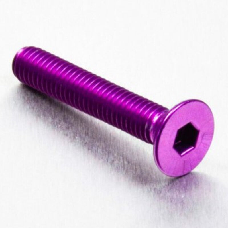 Tornillo de Aluminio Pro-bolt avellanado M6 x (1.00mm) x 35mm violeta LCS635P PRO BOLT LCS635P