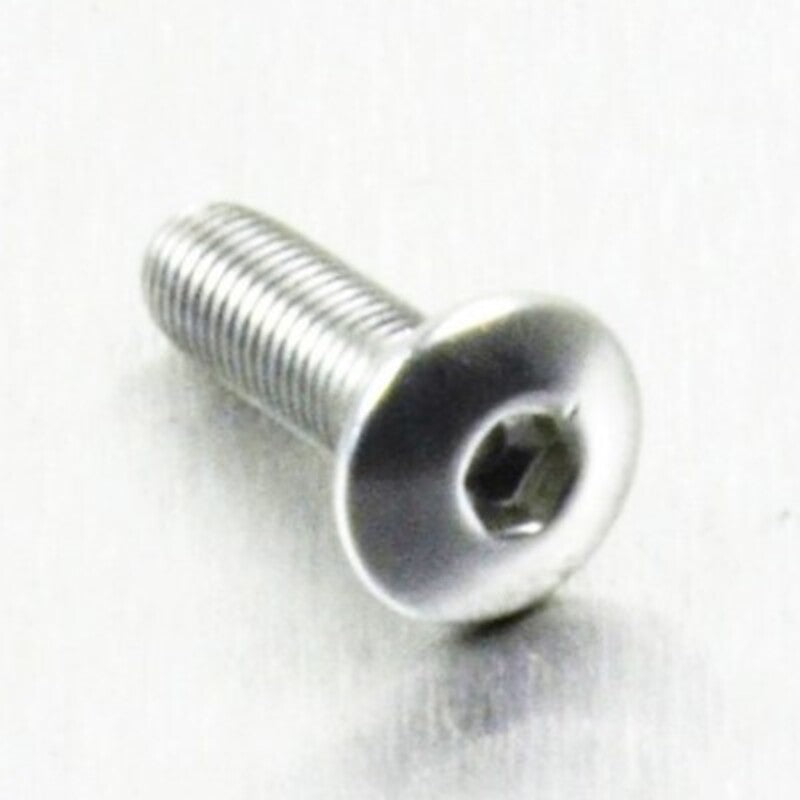 Tornillo de Aluminio Pro-bolt cabeza redondeada M4 x (0.5mm) x 12mm Fine plata LFB412FS PRO BOLT LFB412FS