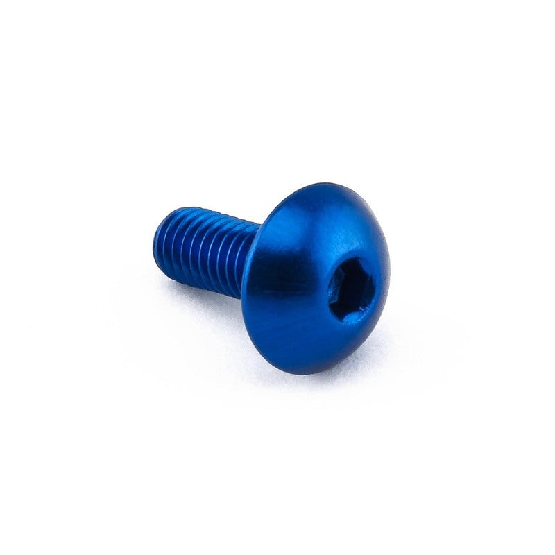Tornillo de Aluminio Pro-bolt cabeza alomada M5 x (0.8mm) x 12mm azul LFB512B PRO BOLT LFB512B