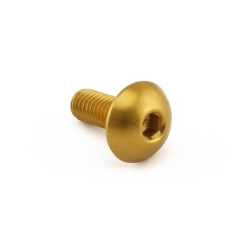 Tornillo de Aluminio Pro-bolt cabeza alomada M5 x (0.8mm) x 12mm oro LFB512G PRO BOLT LFB512G