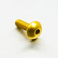 Tornillo de Aluminio Pro-bolt cabeza redondeada M5 x (0.8mm) x 16mm oro LFB516G PRO BOLT LFB516G