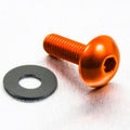 Tornillo de Aluminio Pro-bolt cabeza redondeada M5 x (0.8mm) x 16mm naranja LFB516O PRO BOLT LFB516O