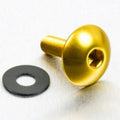 Tornillo de Aluminio XL Pro-bolt cabeza redondeada M5 x(0.8mm) x 16mm oro LFB516XLG PRO BOLT LFB516XLG