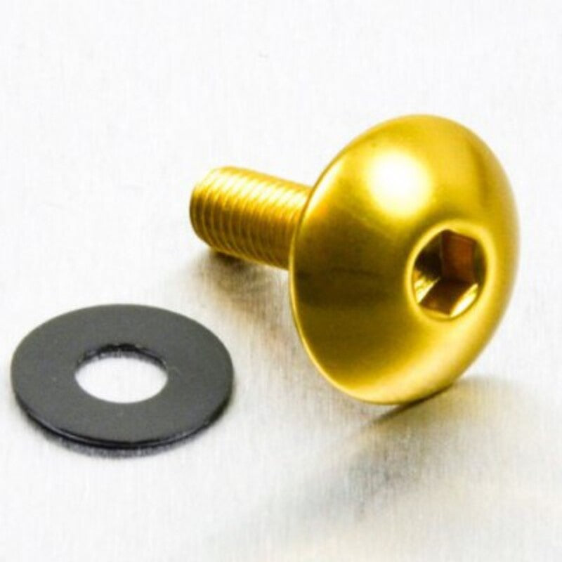 Tornillo de Aluminio XL Pro-bolt cabeza redondeada M5 x(0.8mm) x 16mm oro LFB516XLG PRO BOLT LFB516XLG