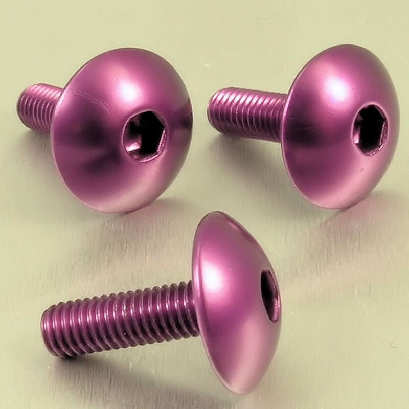 Tornillo de Aluminio XL Pro-bolt cabeza redondeada M5 XL  (0.8mm) x 16mm violeta LFB516XLP PRO BOLT LFB516XLP
