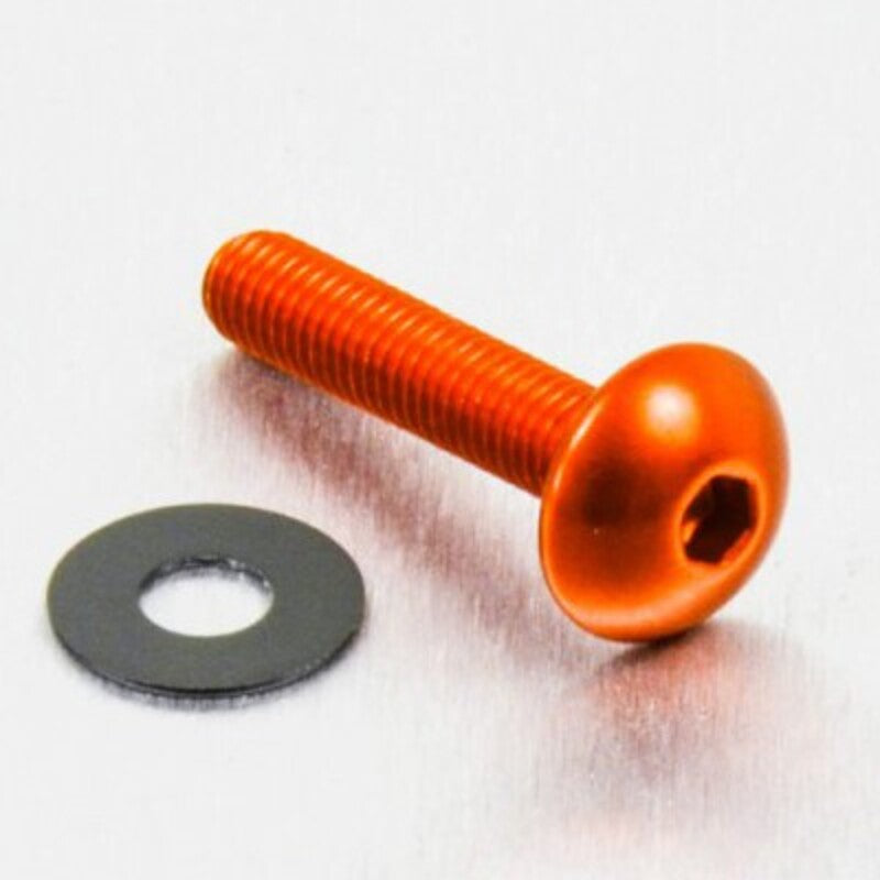 Tornillo de Aluminio Pro-bolt cabeza redondeada M5 x (0.8mm) x 20mm naranja LFB520O PRO BOLT LFB520O