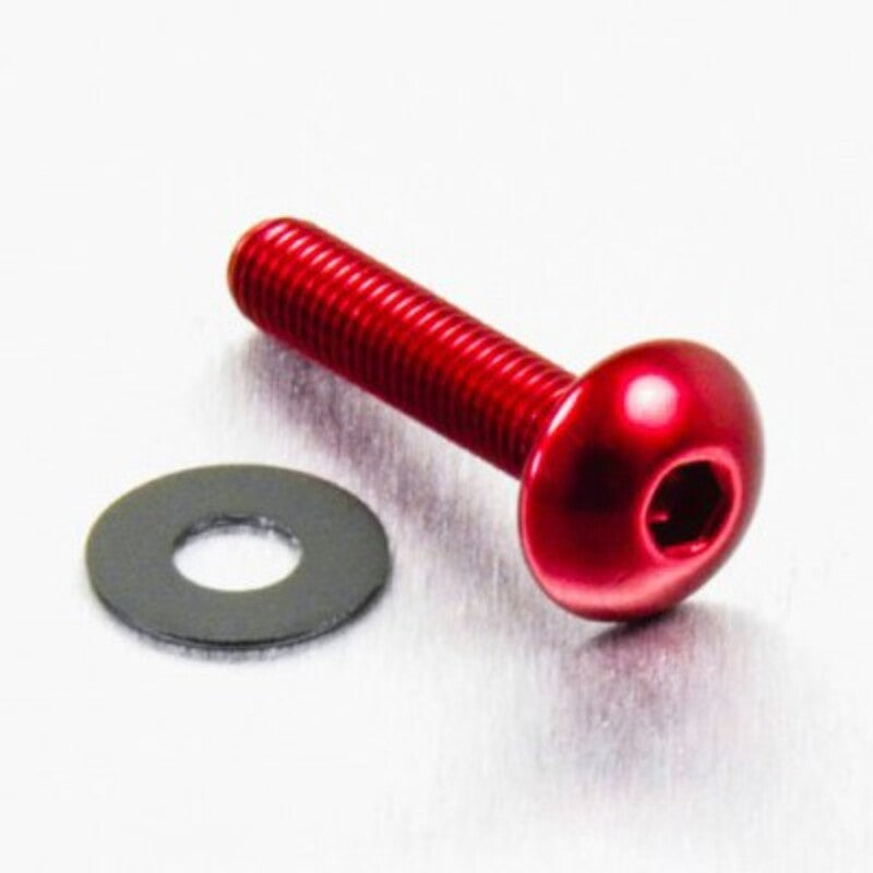 Tornillo de Aluminio Pro-bolt cabeza redondeada M5 x (0.8mm) x 20mm rojo LFB520R PRO BOLT LFB520R
