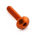 Tornillo Aluminio Pro-Bolt cabeza alomada M5 x (0.8mm) x 25mm LFB525O Naranja PRO BOLT LFB525O