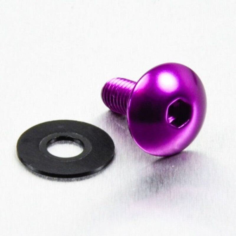 Tornillo de Aluminio Pro-bolt cabeza redondeada M6 x (1.00mm) x 16mm violeta LFB616P PRO BOLT LFB616P