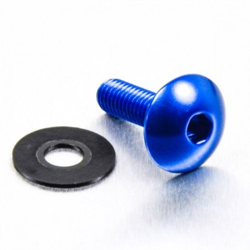 Tornillo de Aluminio Pro-bolt cabeza redondeada M6 x (1.00mm) x 20mm azul LFB620B PRO BOLT LFB620B