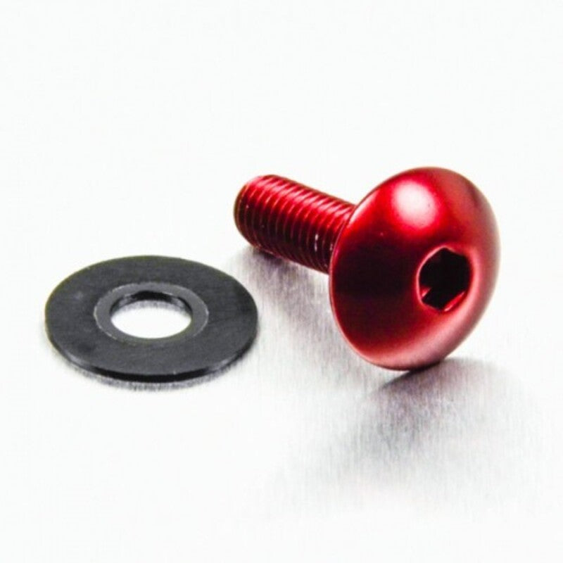 Tornillo de Aluminio Pro-bolt cabeza redondeada M6 x (1.00mm) x 20mm rojo LFB620R PRO BOLT LFB620R