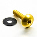 Tornillo de Aluminio Pro-bolt cabeza redondeada M6 x (1.00mm) x 30mm oro LFB630G PRO BOLT LFB630G